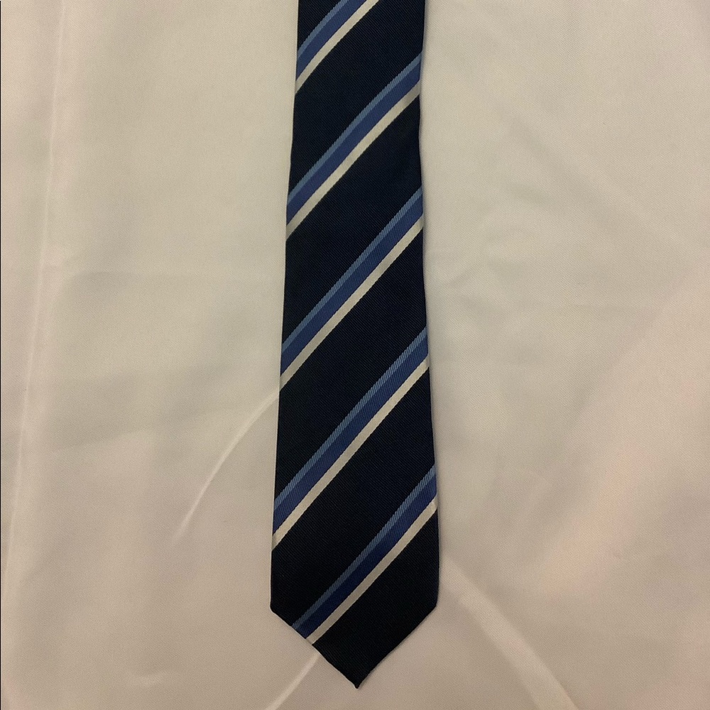 Banana Republic Navy Blue Stripe Tie